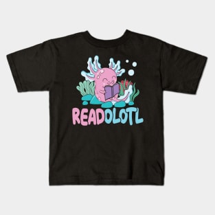 Readolotl - Axolotl lover Kids T-Shirt